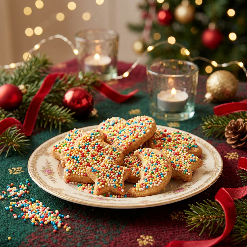 Musketkoekjes op feesttafel
