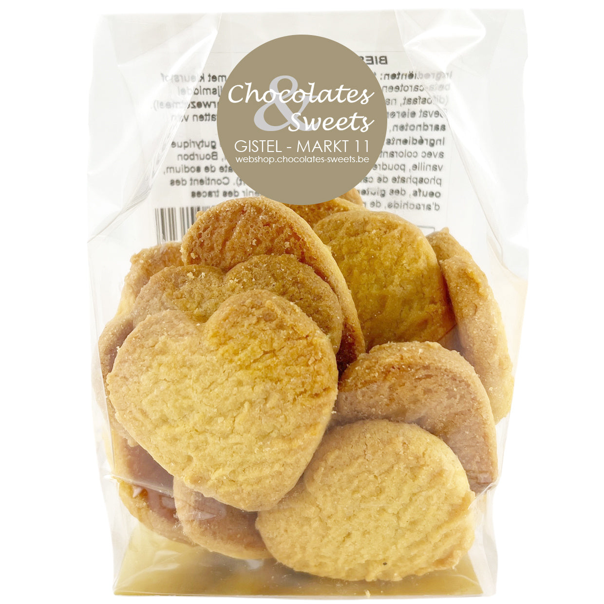 Biesjes hartjes 125g