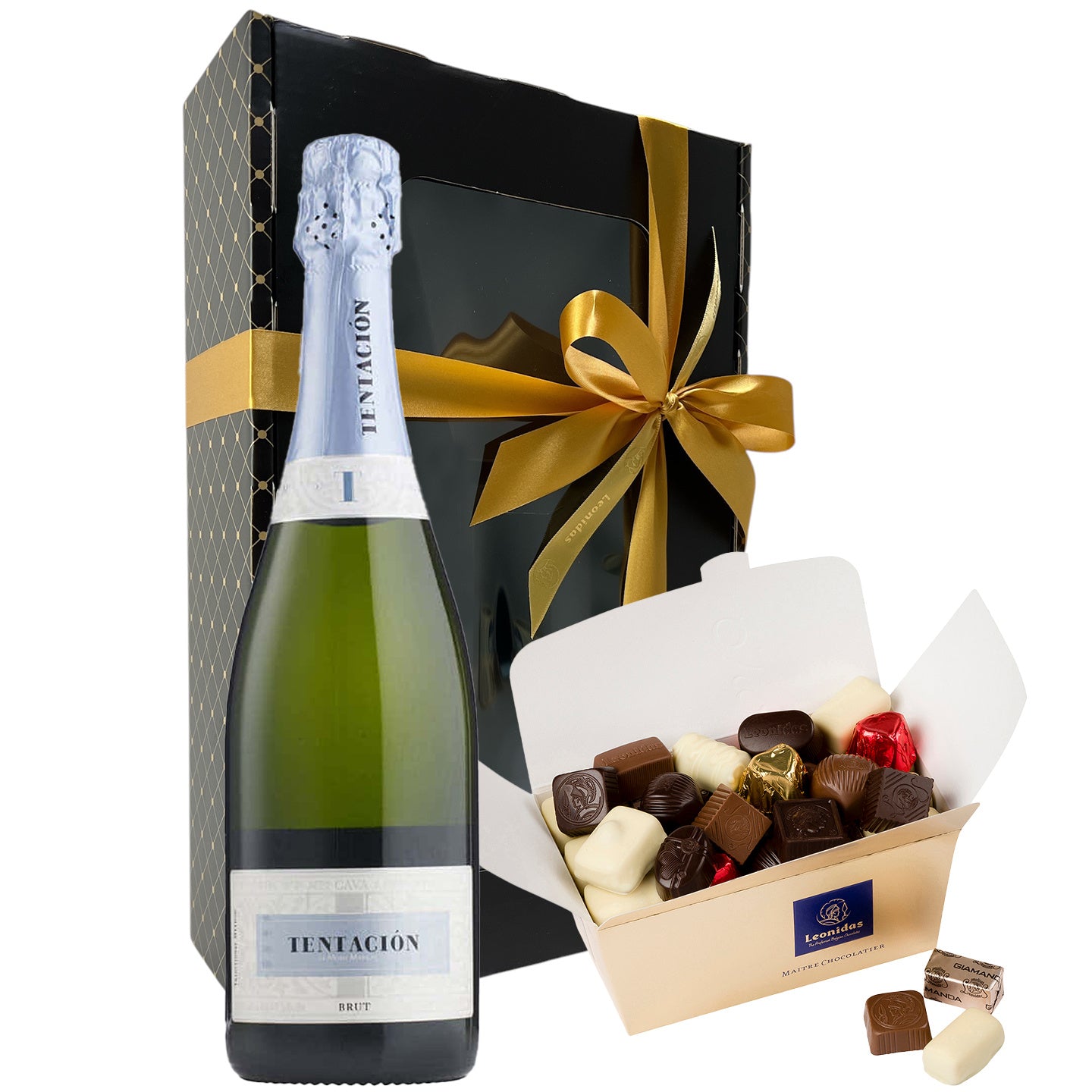 box 2025 cava + pralines