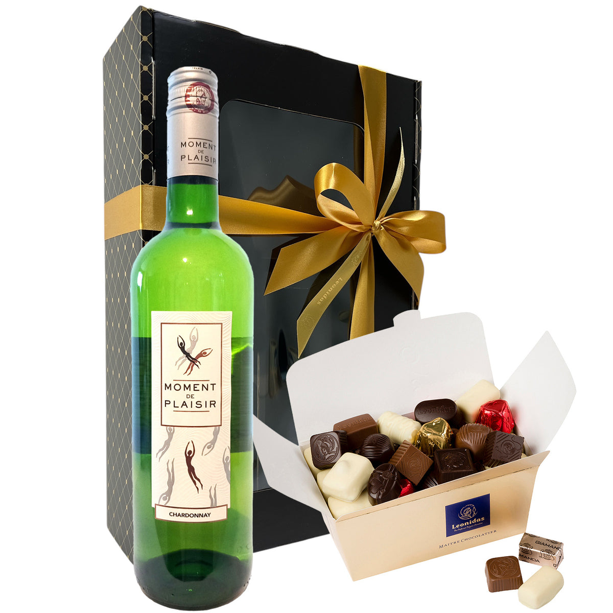 box 2025 chardonnay + pralines