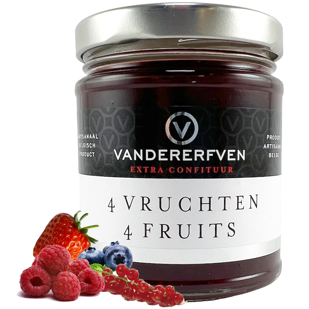 confituur 4-vruchten 215g