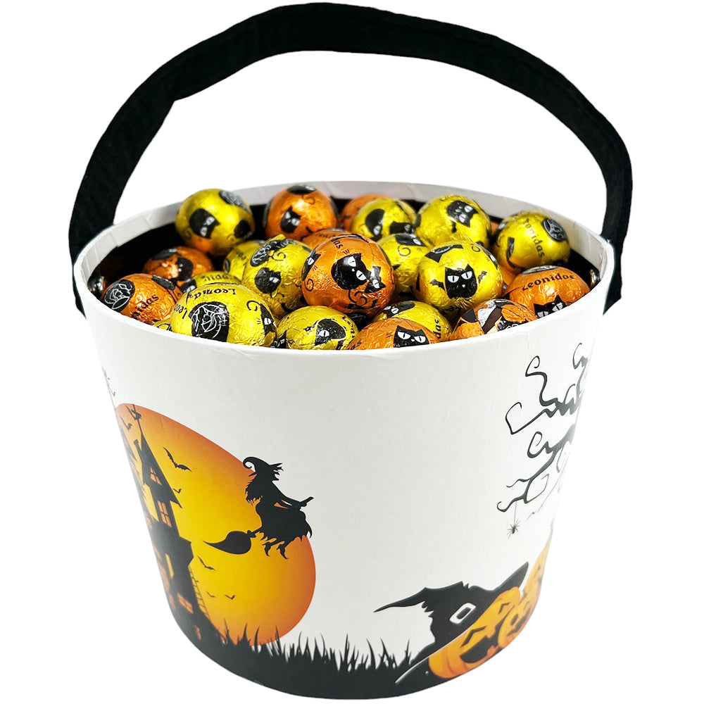 Halloween mandje balletjes