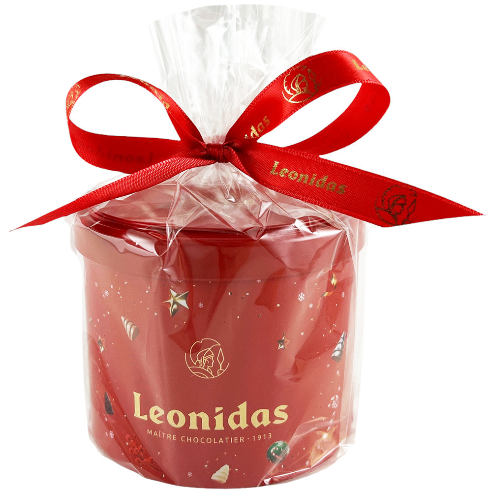 Kerstpotje metaal ingepakt