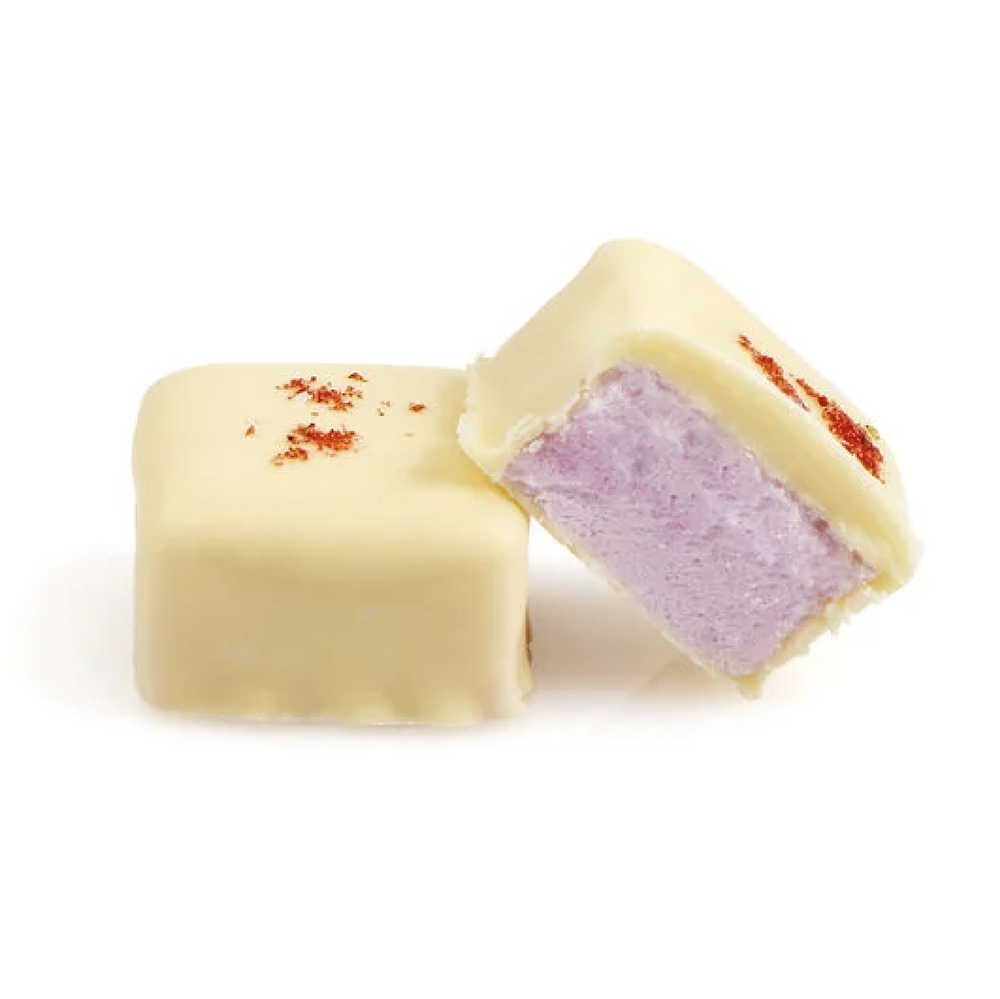 Marshmallow wit-framboos studio