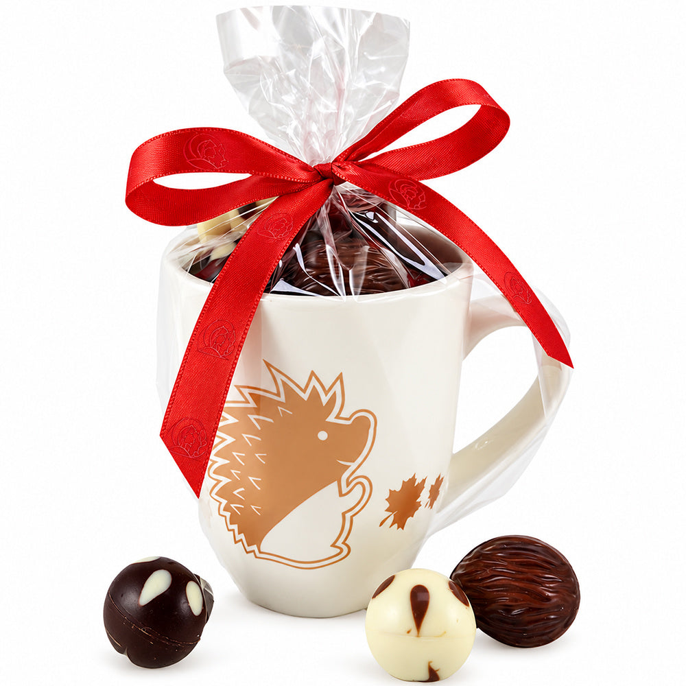 Mok Egel herfstpralines ingepakt