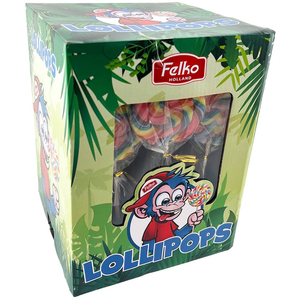regenboog lollies vrac doos