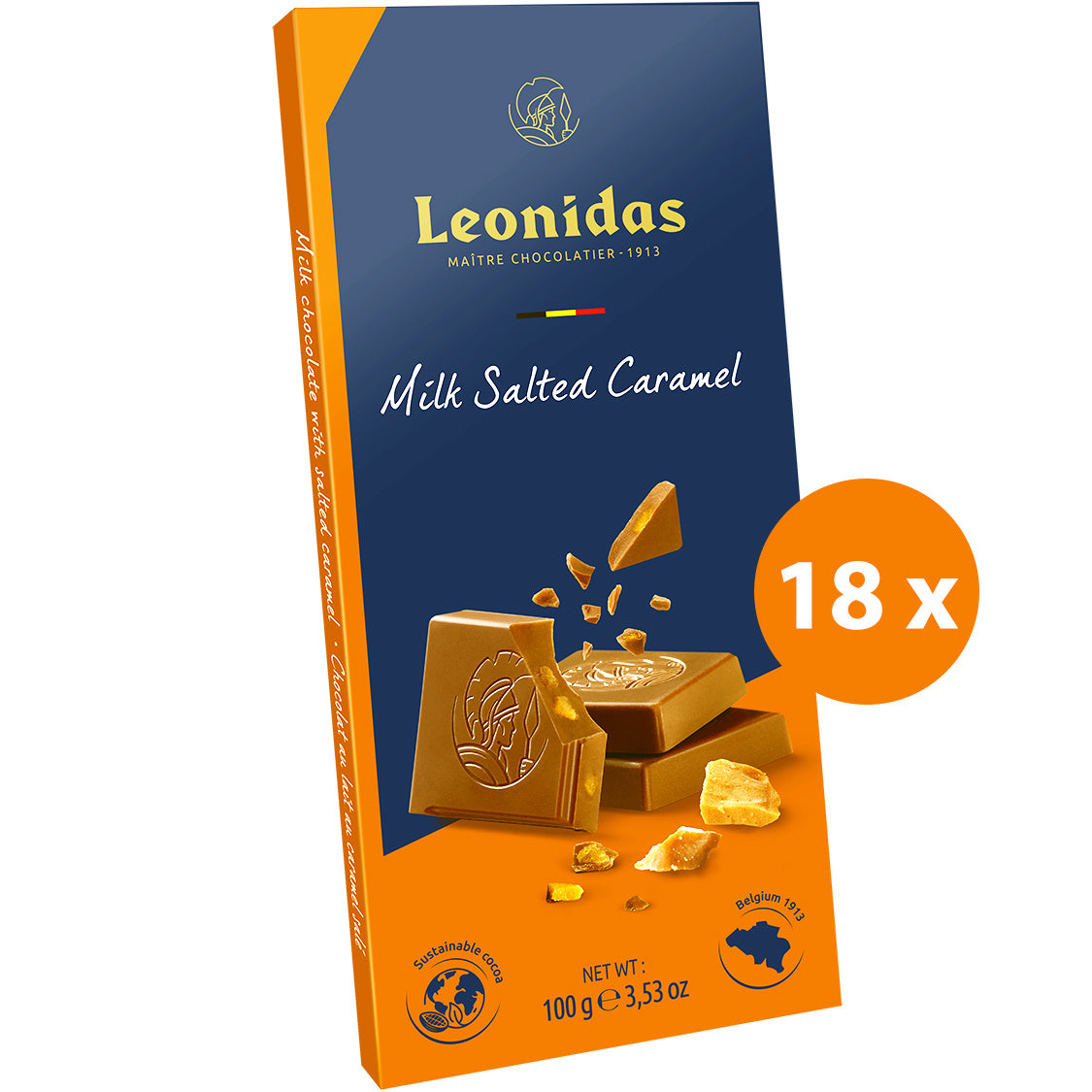 Tablet gezouten karamel melk 100G voordeelpak
