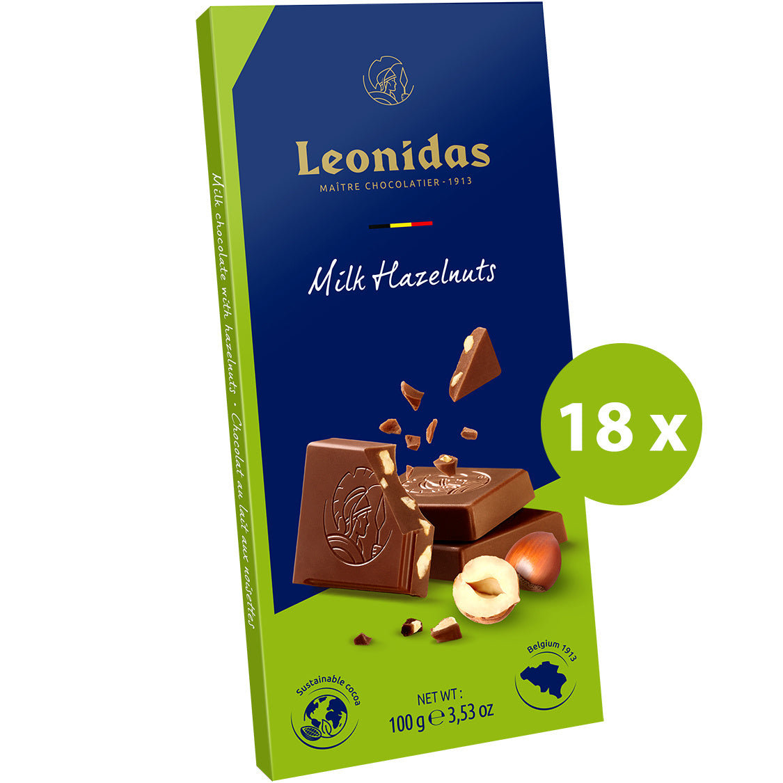 Tablet hazelnoten melk 100G voordeelpak