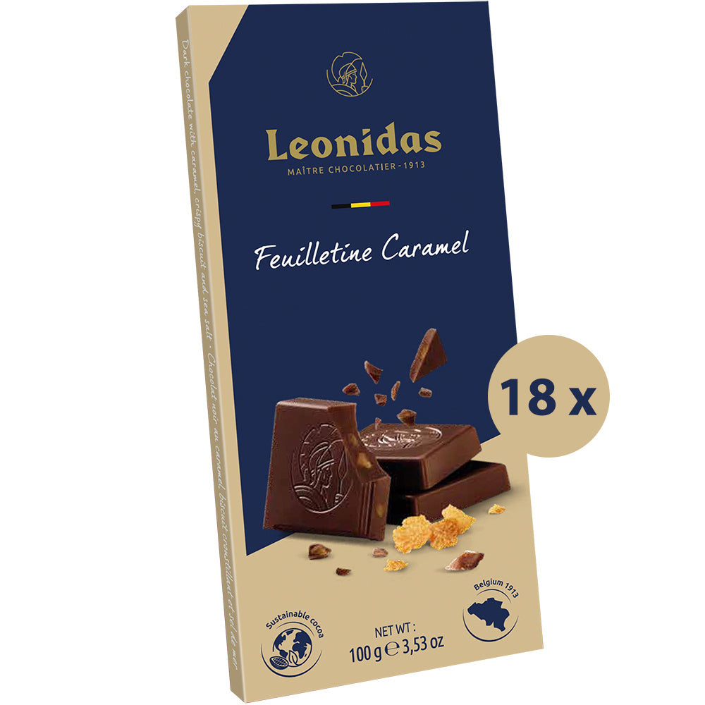 Tablet karamel feuilletine puur 100g voordeelpak