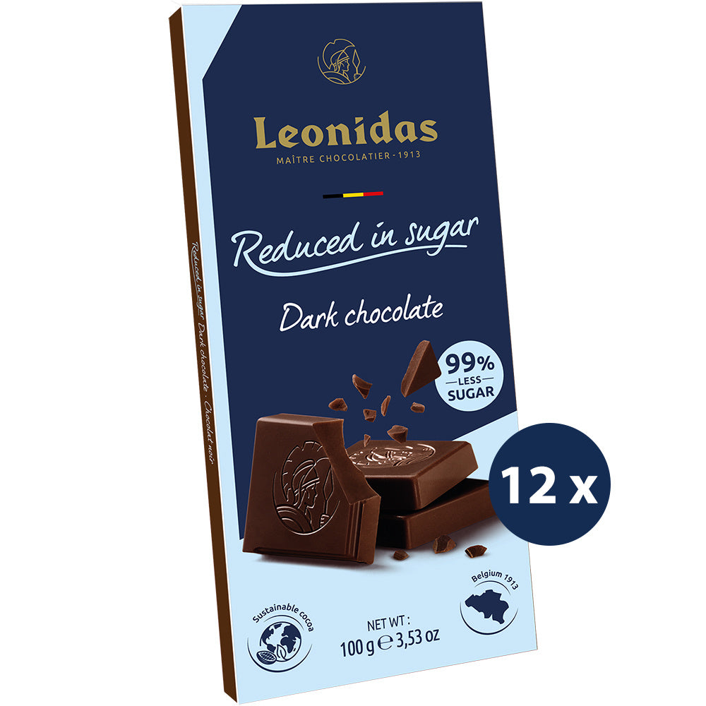 Tablet suikergereduceerd puur 100g voordeelpak