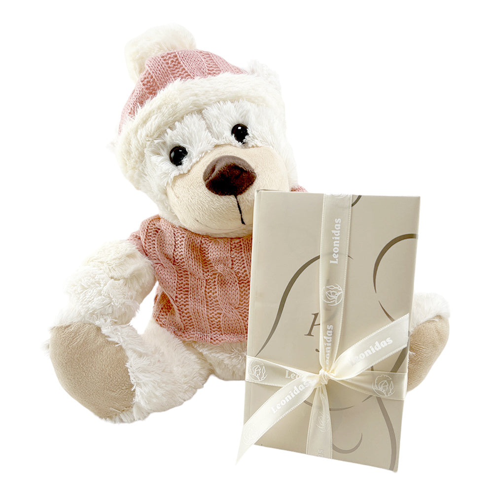 Teddybeer (roze) S studio