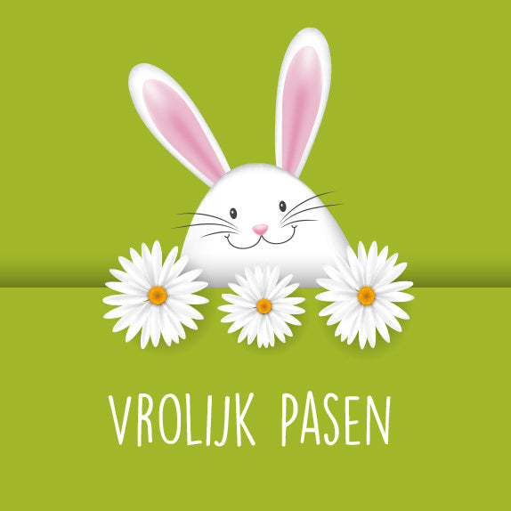 Wenskaart Vrolijk Pasen 2026
