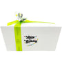 Witte ballotin 500g Happy Birthday ingepakt voor