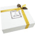 Witte doos 16 pralines Life is better ingepakt